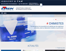 Tablet Screenshot of eyrein-industrie.com